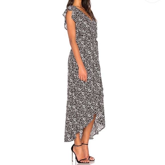 Splendid Floral Faux Wrap Maxi Dress - Picture 3 of 6
